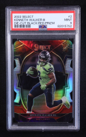 Kenneth Walker III 2022 Panini Select Concourse Die-Cut Black & Red Prizm #2 RC (PSA 9) at PristineAuction.com