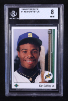 Ken Griffey Jr. 1989 Upper Deck Star Rookie #1 RC (PSA 8) at PristineAuction.com