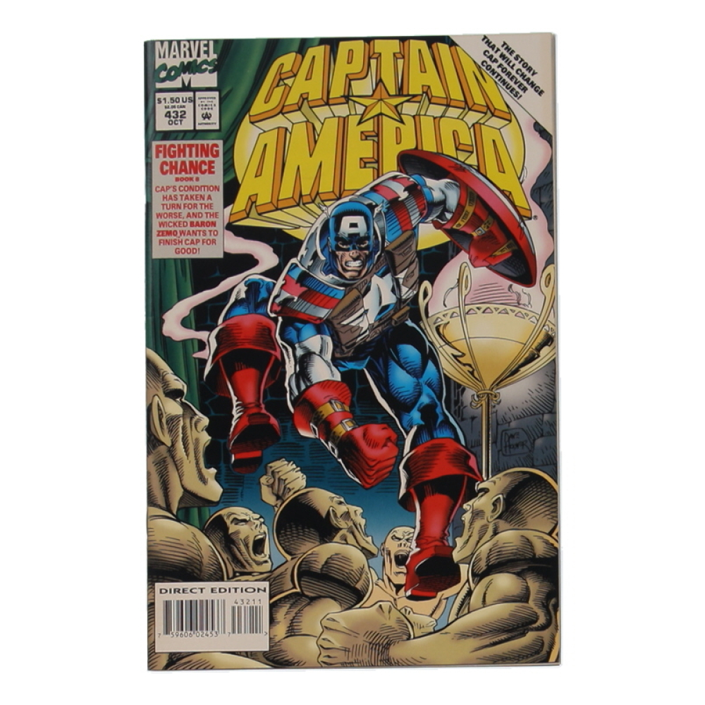 1994 "Captain America" Issue #432 Marvel Comic Book at PristineAuction.com