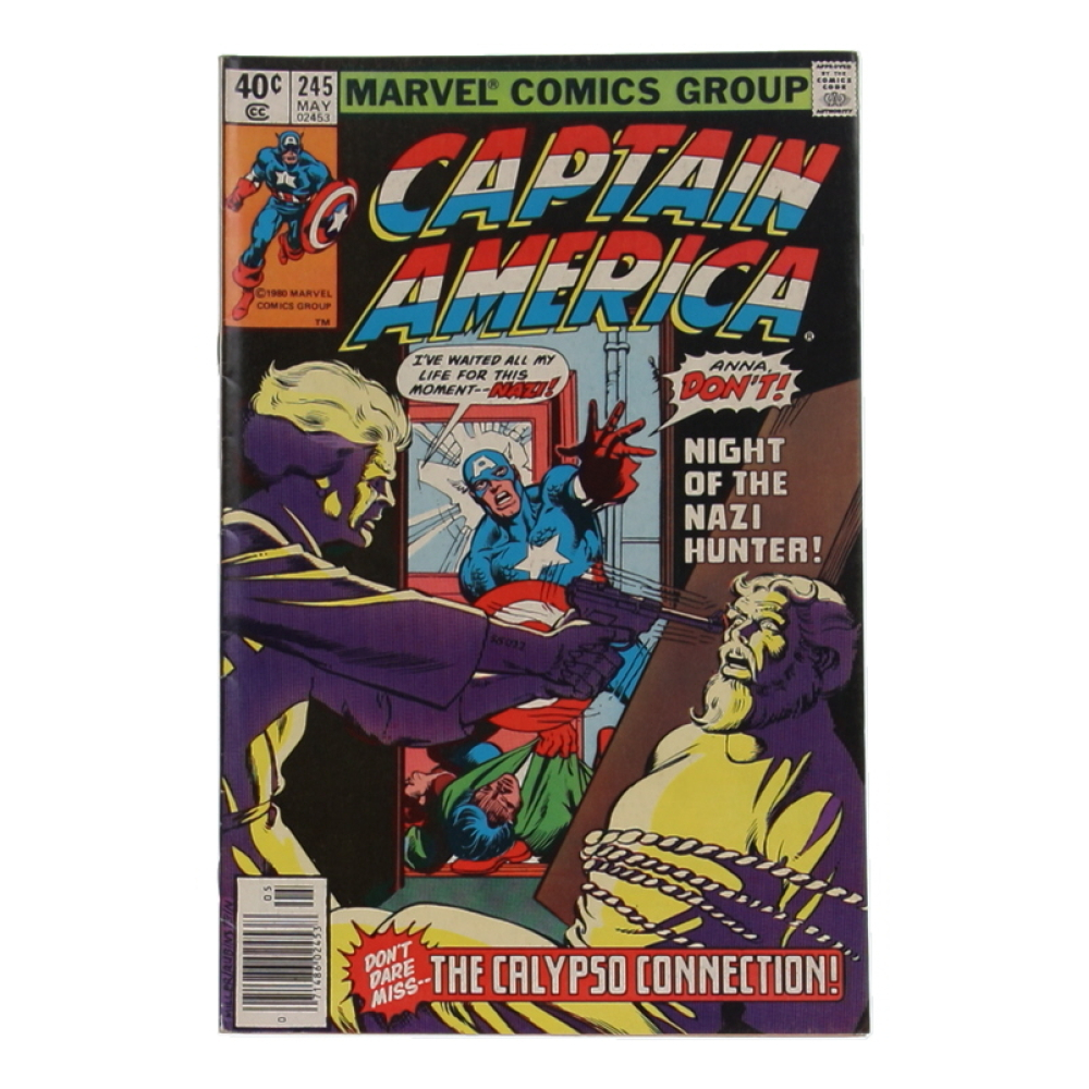 1980 "Captain America" Issue #245 Marvel Comic Book at PristineAuction.com