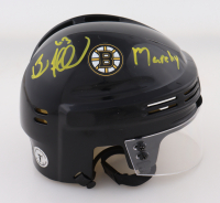 Brad Marchand Signed Bruins Mini Helmet Inscribed "Marchy" (Marchand) at PristineAuction.com