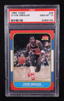 Clyde Drexler 1986-87 Fleer #26 RC (PSA 10) at PristineAuction.com