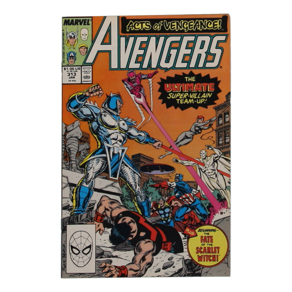 1990 "Avengers" Issue #313 Marvel Comic Book at PristineAuction.com