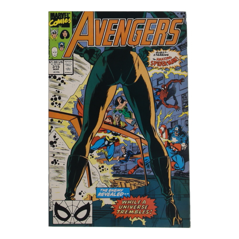 1990 "Avengers" Issue #315 Marvel Comic Book at PristineAuction.com