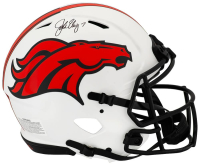 John Elway Signed Broncos Full-Size Authentic On-Field Lunar Eclipse Alternate Speed Helmet (Schwartz) at PristineAuction.com