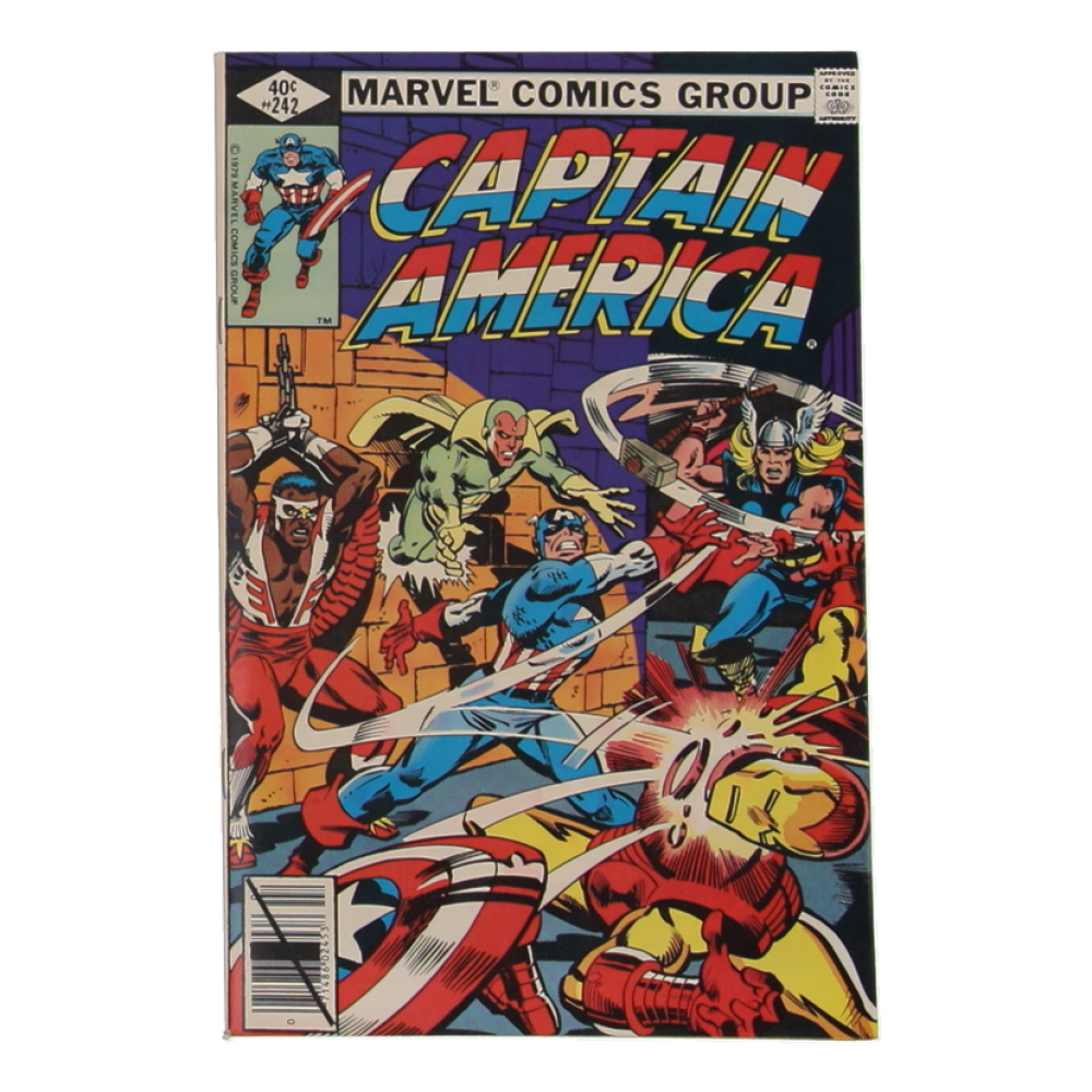 1980 "Captain America" Issue #242 Marvel Comic Book at PristineAuction.com