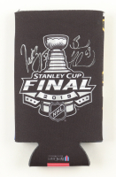 Brad Marchand & Patrice Bergeron Signed Bruins 2019 Stanley Cup Final Beer Coozie (Marchand & Bergeron) at PristineAuction.com