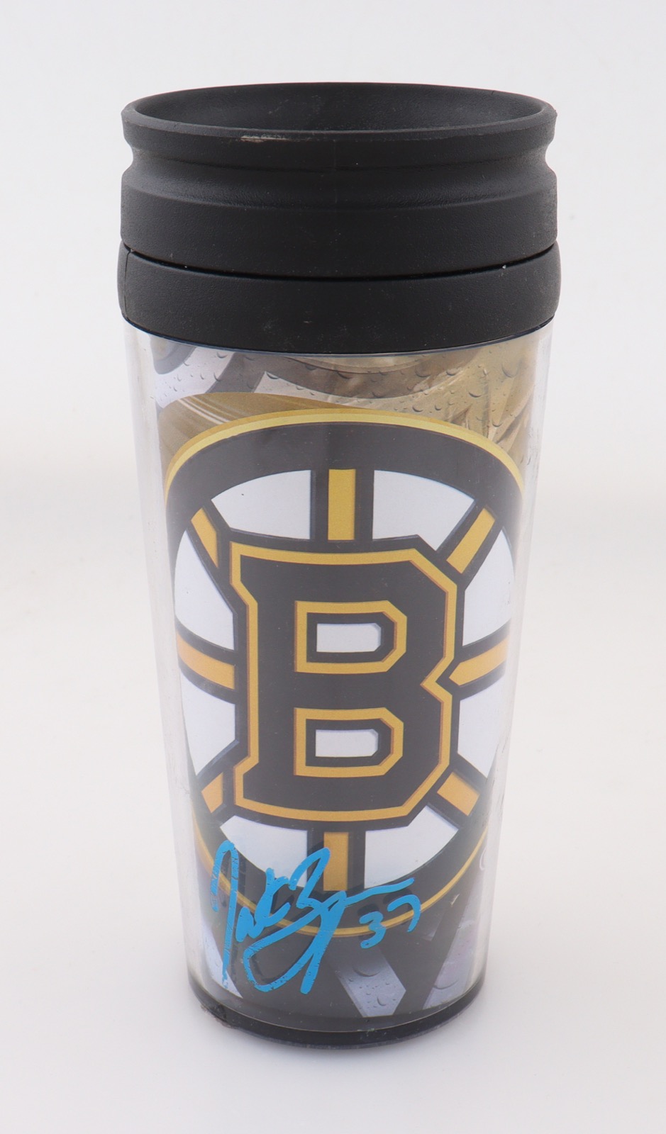 Patrice Bergeron Signed Bruins Tumbler Mug (Bergeron) at PristineAuction.com Patrice Bergeron Signed Bruins Tumbler Mug (Bergeron) at PristineAuction.com