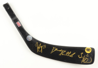 Brad Marchand, Patrice Bergeron, & David Pastrnak Signed Bruins Hockey Stick Blade (YSMS) at PristineAuction.com