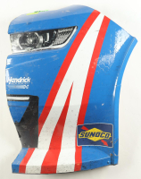 William Byron Race-Used 2024 Darlington Raceway #17 HendrickCars.com Left Nose Car Piece (Hendrick Motorsports) at PristineAuction.com