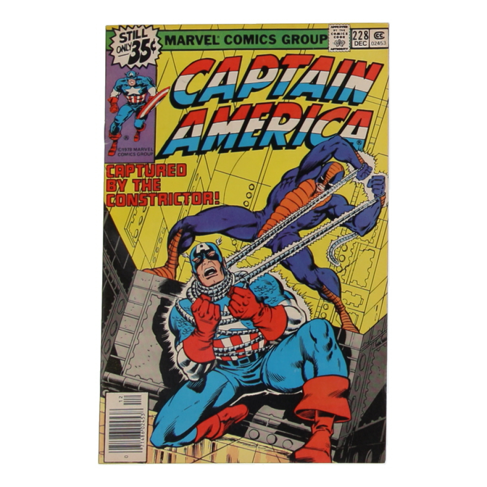 1978 "Captain America" Issue #228 Marvel Comic Book at PristineAuction.com