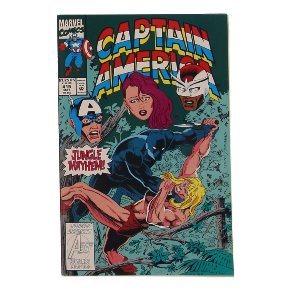 1993 "Captain America" Issue #415 Marvel Comic Book at PristineAuction.com
