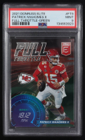 Patrick Mahomes II 2021 Elite Full Throttle Green #9 (PSA 9) at PristineAuction.com