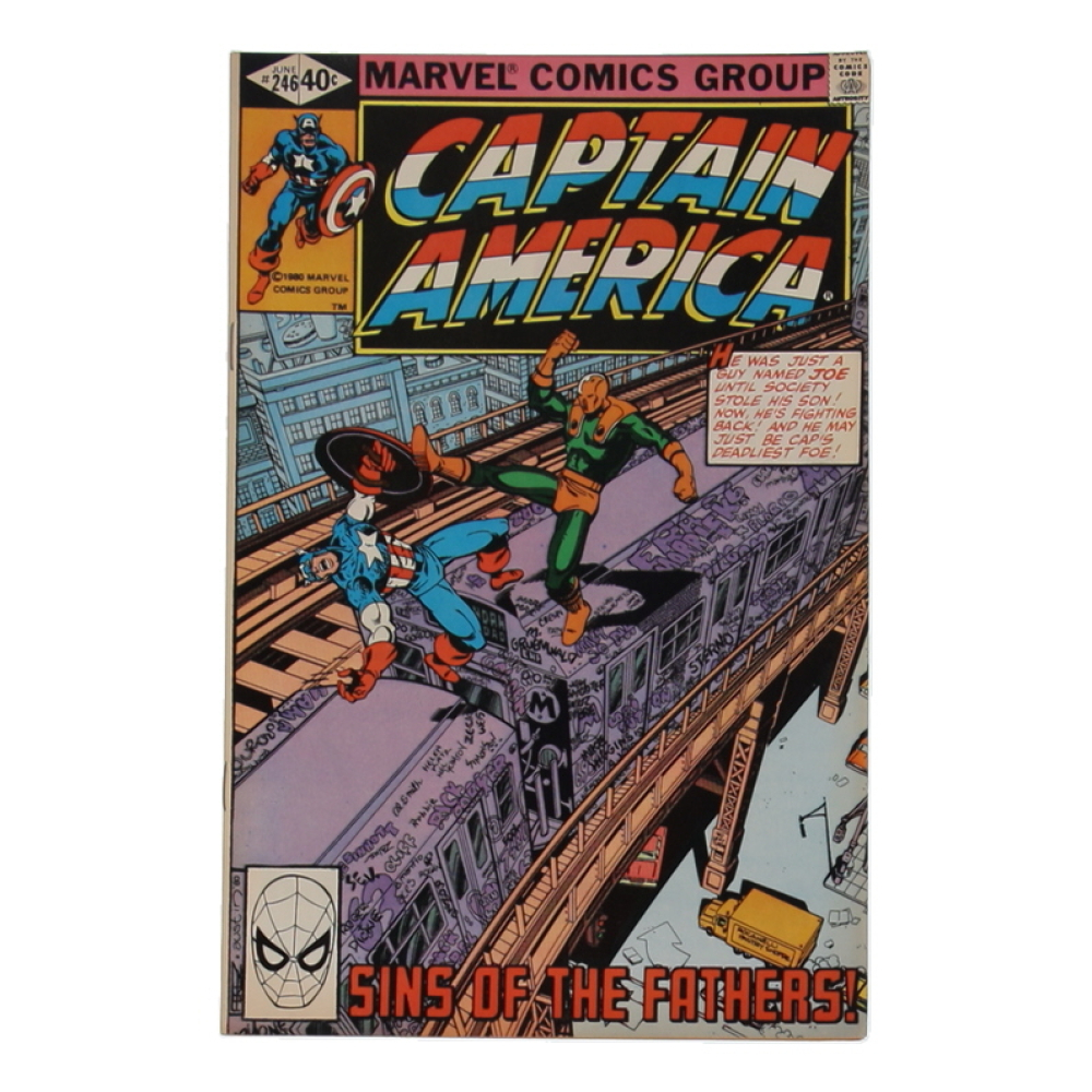 1980 "Captain America" Issue #246 Marvel Comic Book at PristineAuction.com