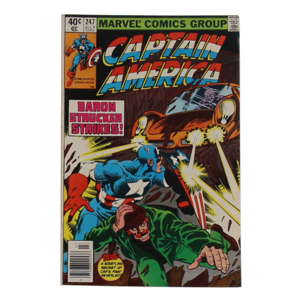 1980 "Captain America" Issue #247 Marvel Comic Book at PristineAuction.com