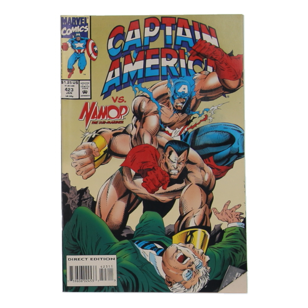 1994 "Captain America" Issue #423 Marvel Comic Book at PristineAuction.com