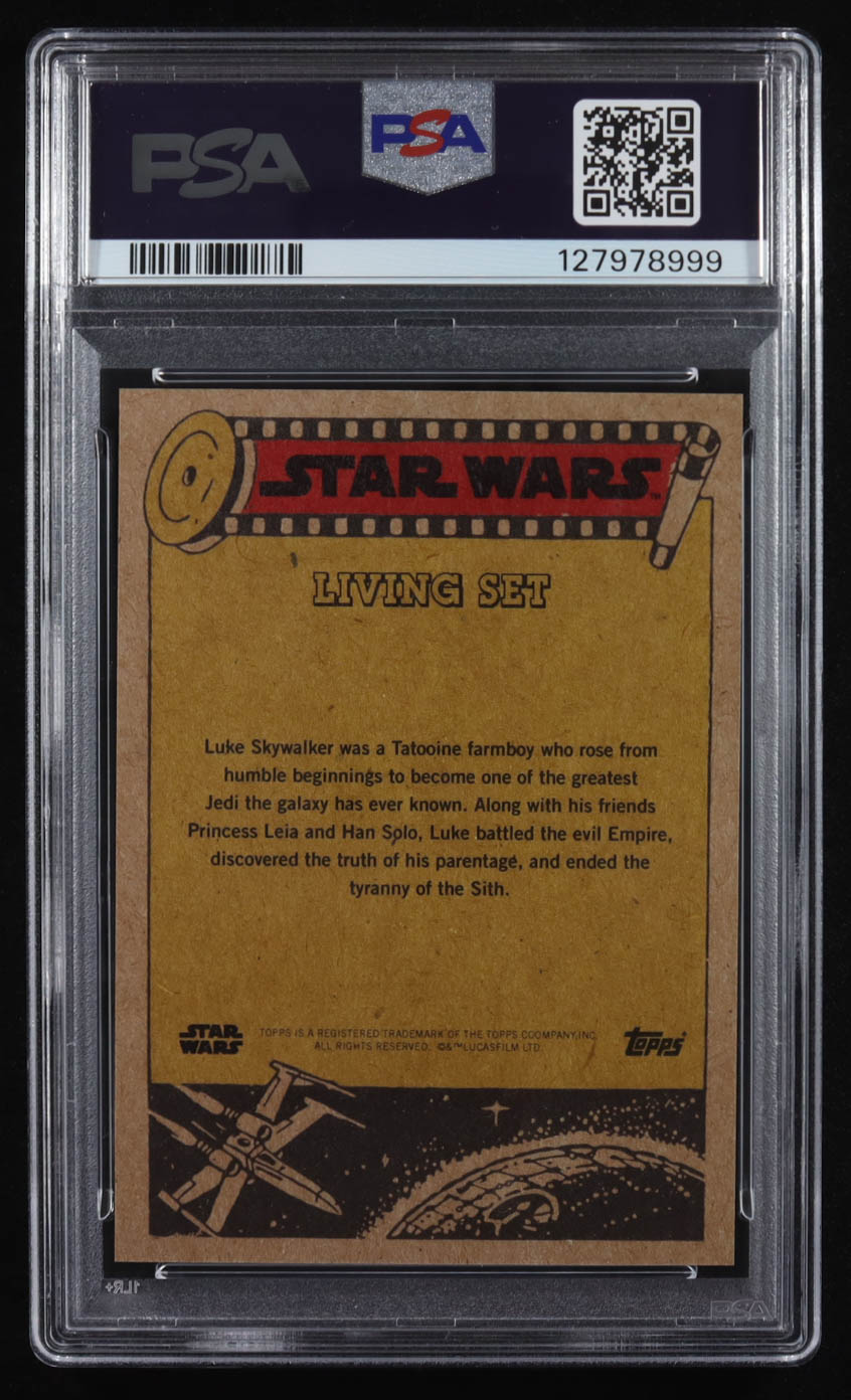 Luke Skywalker 2020 Topps Living Star Wars Set #100 (PSA 9) at PristineAuction.com Luke Skywalker 2020 Topps Living Star Wars Set #100 (PSA 9) at PristineAuction.com