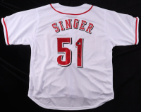 Brady Singer Signed Jersey (Beckett) at PristineAuction.com