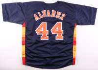 Yordan Alvarez Signed Jersey Inscribed "22 WS Champs" (Beckett) at PristineAuction.com