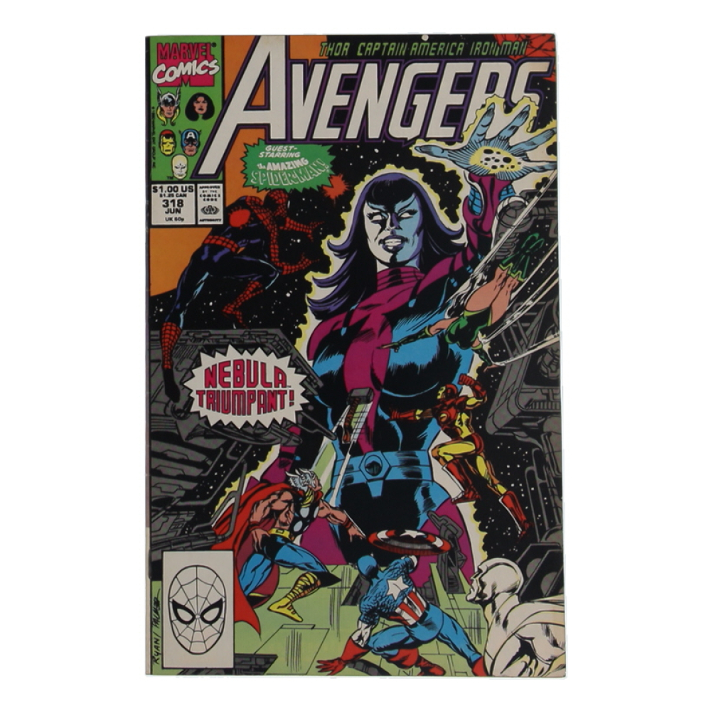 1990 "Avengers" Issue #318 Marvel Comic Book at PristineAuction.com