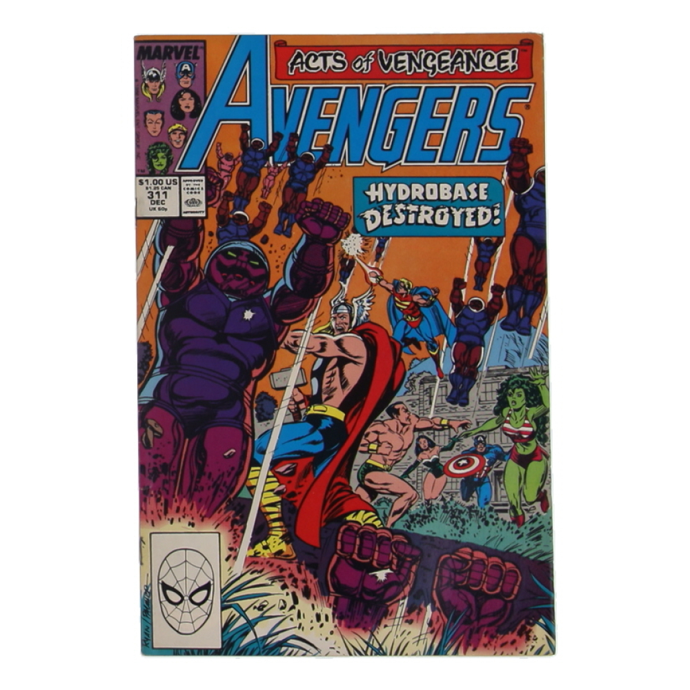 1989 "Avengers" Issue #311 Marvel Comic Book at PristineAuction.com