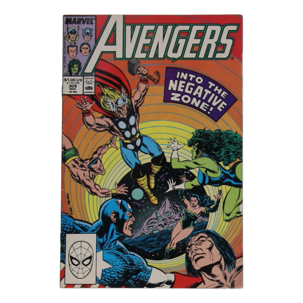 1989 "Avengers" Issue #309 Marvel Comic Book at PristineAuction.com