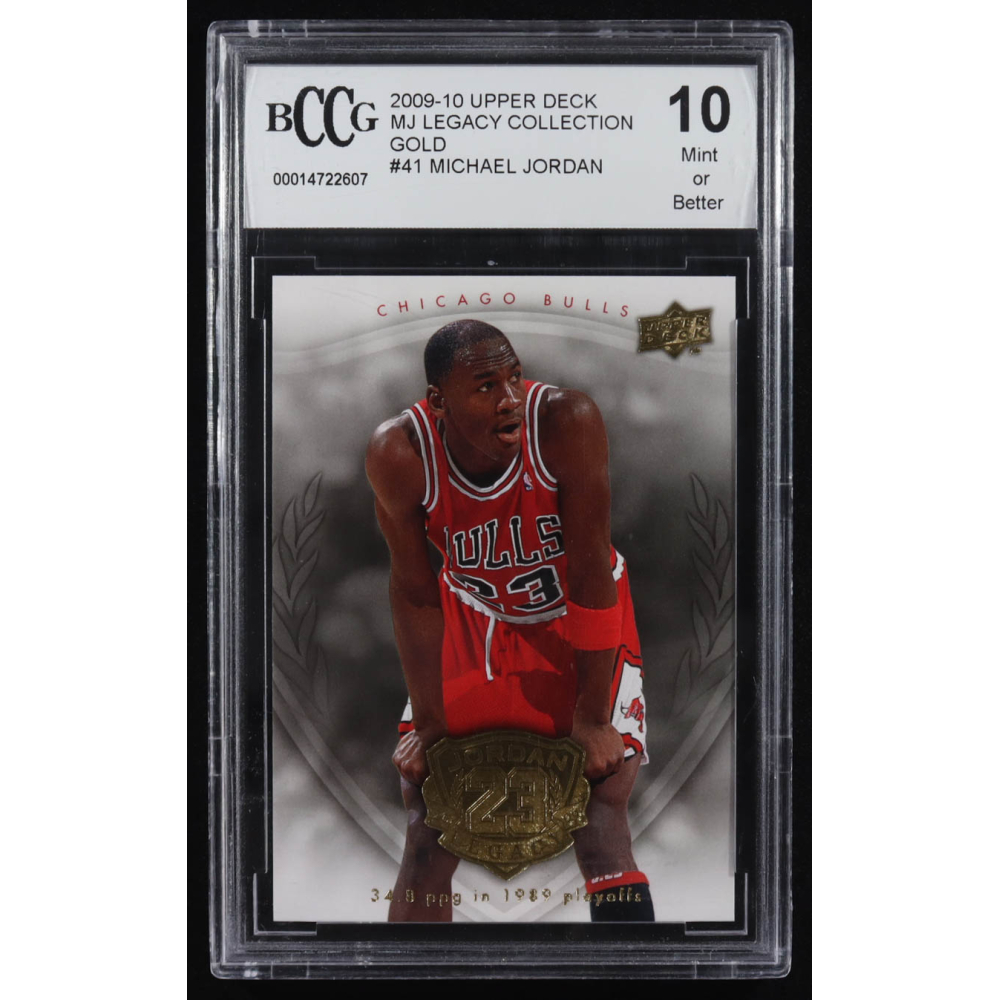 Michael Jordan 2009-10 Upper Deck Michael Jordan Legacy Collection Gold #41 (BCCG 10) at PristineAuction.com