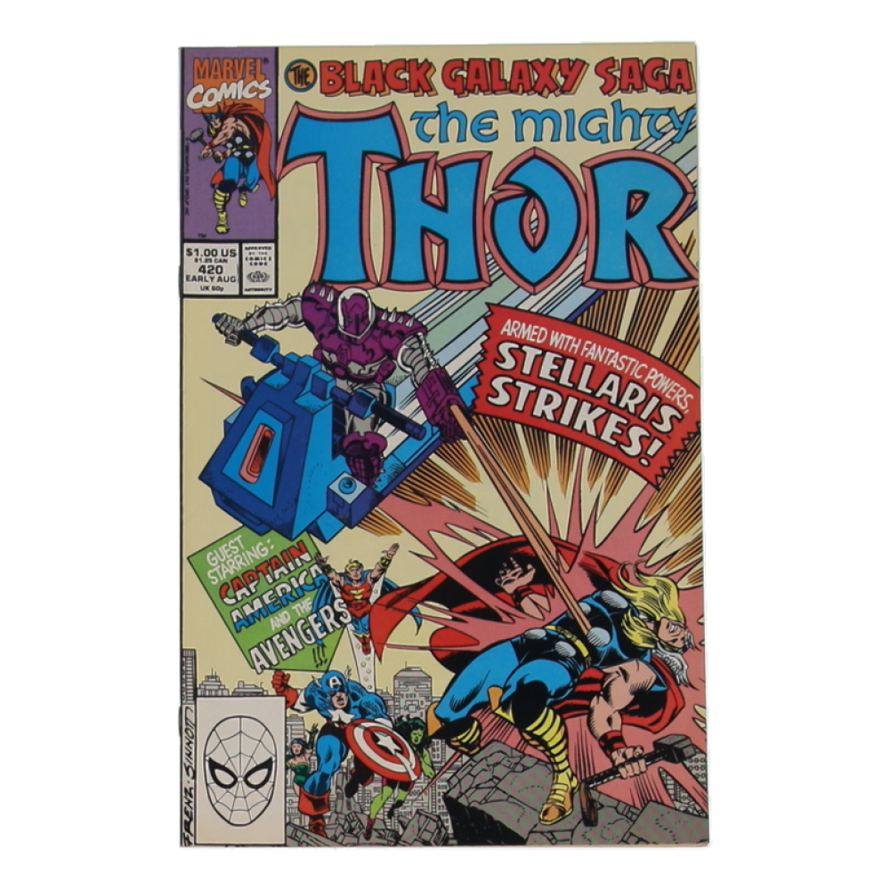 1990 "The Mighty Thor" Issue #420 Marvel Comic Book at PristineAuction.com