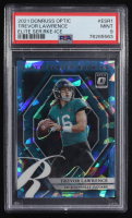 Trevor Lawrence 2021 Donruss Optic The Elite Series Rookies Ice #1 #09/15 RC (PSA 9) at PristineAuction.com