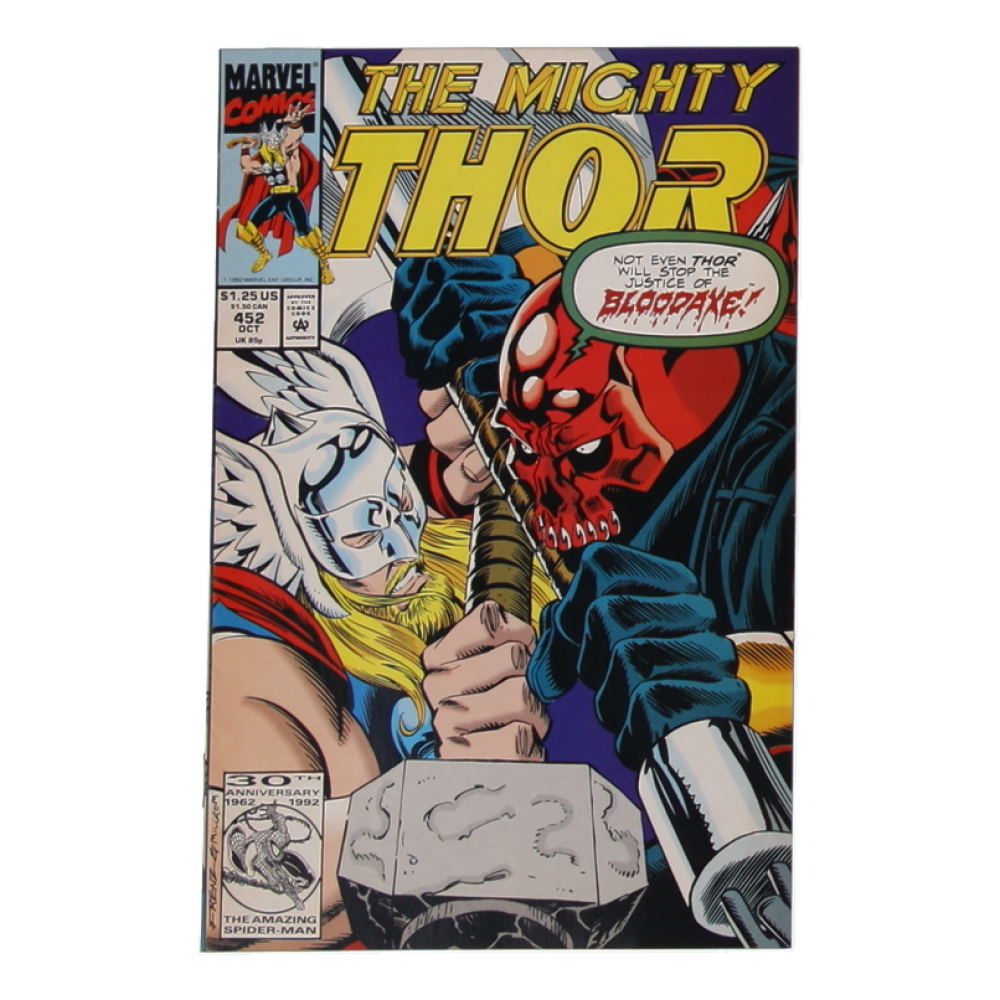 1992 "The Mighty Thor" Issue #452 Marvel Comic Book at PristineAuction.com