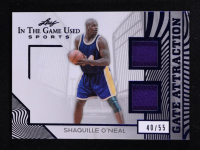 Shaquille O'Neal 2025 Leaf ITG Used Sports Gate Attraction Dual Relic Blue Foil #GA37 #40/55 at PristineAuction.com