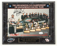 Dale Earnhardt Sr. Signed Custom Photo Display Plaque (JSA) at PristineAuction.com