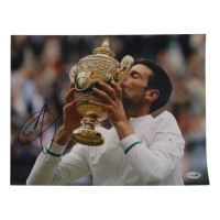 Novak Djokovic Signed 11x14 Photo (JSA) at PristineAuction.com