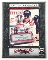 Dale Earnhardt Sr. Signed Custom Photo Display Plaque (JSA) at PristineAuction.com