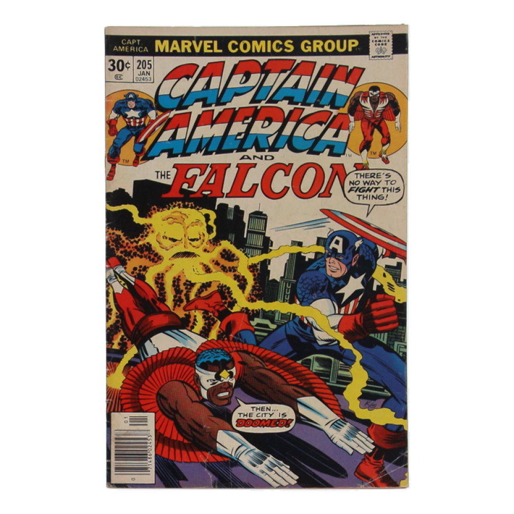 1977 "Captain America" Issue #205 Marvel Comic Book at PristineAuction.com