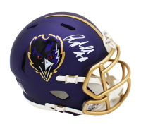 Anquan Boldin Signed Ravens Alternate Speed Mini Helmet (Beckett) at PristineAuction.com