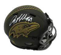 Anquan Boldin Signed Ravens Salute to Service Alternate Speed Mini Helmet (Beckett) at PristineAuction.com