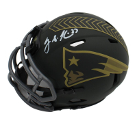 Rodney Harrison Signed Patriots Salute to Service Alternate Speed Mini Helmet (JSA) at PristineAuction.com