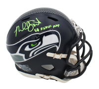 Malcolm Smith Signed Seahawks Speed Mini Helmet Inscribed "SB XLVII MVP" (JSA) at PristineAuction.com