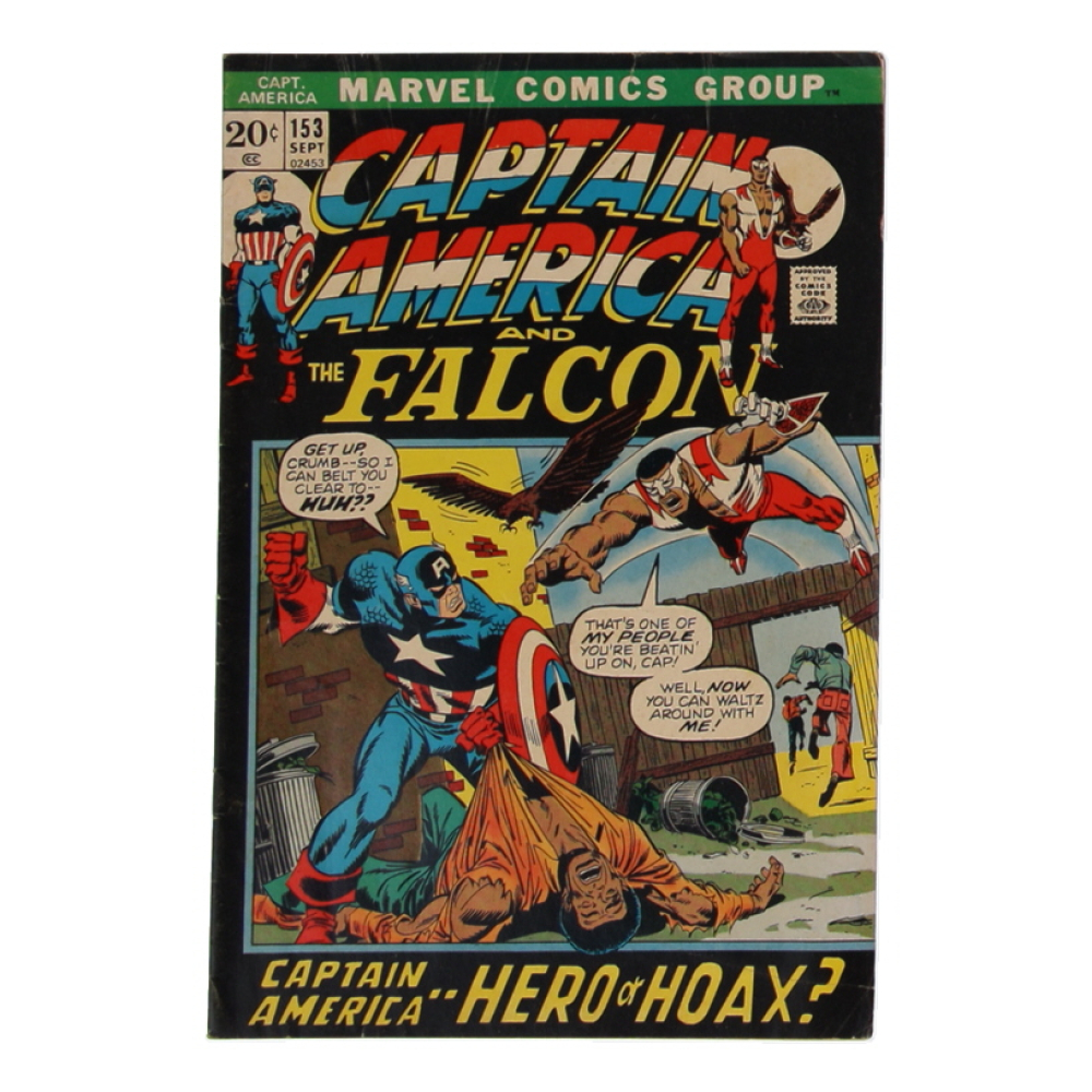 1972 "Captain America" Issue #153 Marvel Comic Book at PristineAuction.com