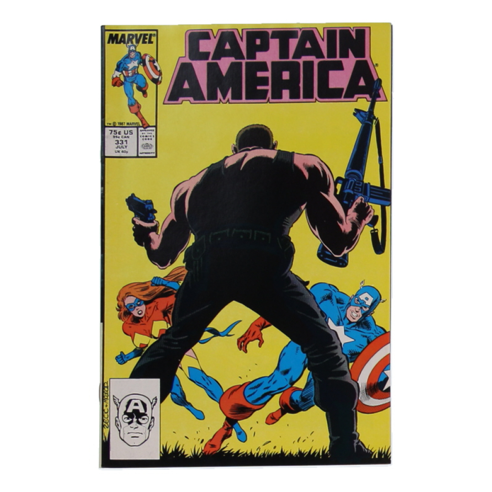 1987 "Captain America" Issue #331 Marvel Comic Book at PristineAuction.com