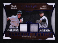 Craig Biggio / Jeff Bagwell 2025 Leaf ITG Used Sports Franchise Leaders Dual Relic Blue Foil #FL2 #29/35 at PristineAuction.com