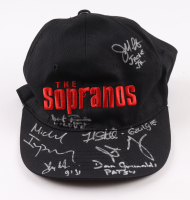 "The Sopranos" Adjustable Hat Cast-Signed by (7) with Frank Santorelli, Dan Grimaldi, Jason Cerbone, John Fiore with Character Name Inscriptions (YSMS & Sopranos) at PristineAuction.com