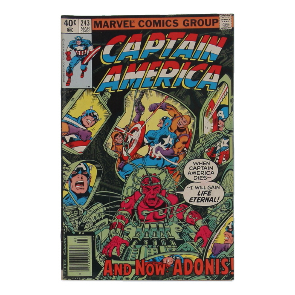 1980 "Captain America" Issue #243 Marvel Comic Book at PristineAuction.com