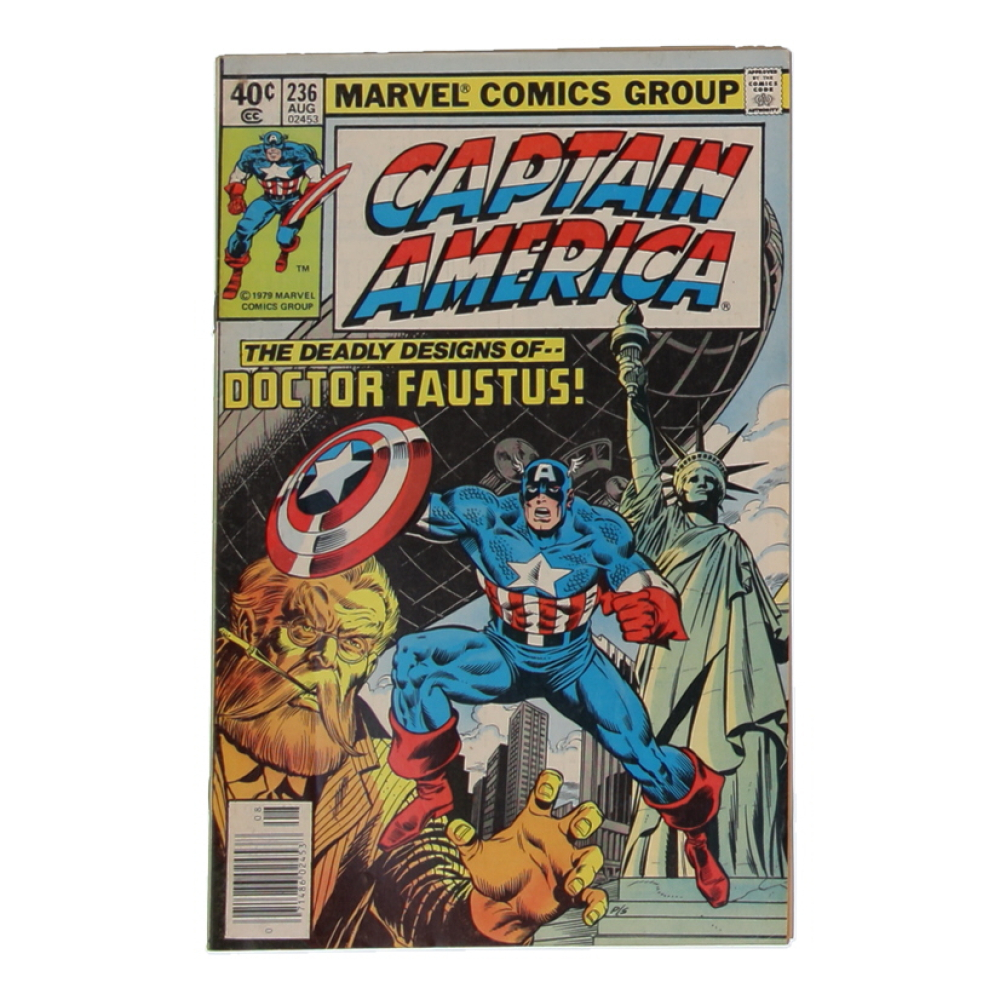 1979 "Captain America" Issue #236 Marvel Comic Book at PristineAuction.com