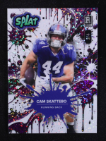 Cam Skattebo 2025 Wild Card Splat Purple and White Sparkle #SBPUR05CS RC #3/4 at PristineAuction.com