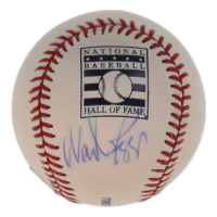 Wade Boggs Signed OML Hall of Fame Logo Baseball (MLB) at PristineAuction.com