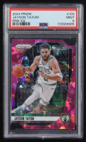 Jayson Tatum 2024-25 Panini Prizm Pink Ice #103  (PSA 9) at PristineAuction.com