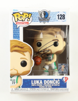 Luka Doncic Signed Mavericks #128 Funko Pop! Vinyl Figure (PSA) at PristineAuction.com