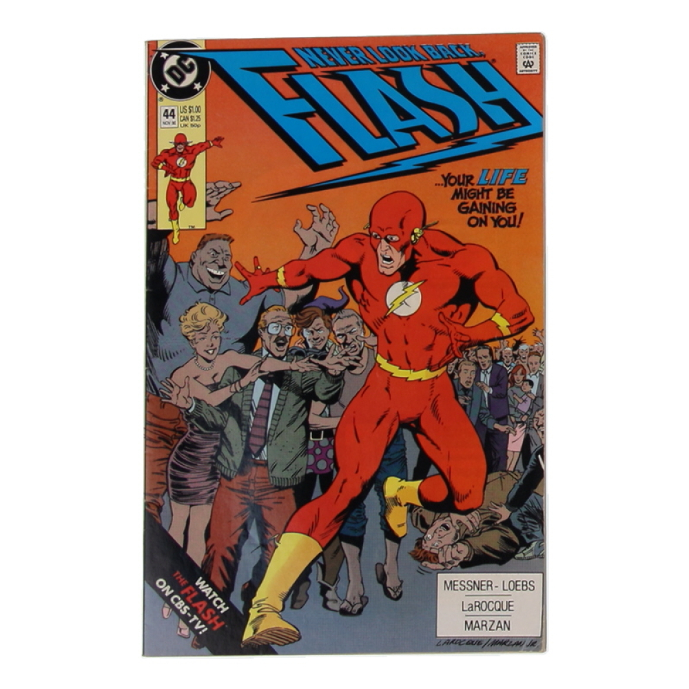 1990 "Flash" Issue #44 DC Comic Book at PristineAuction.com